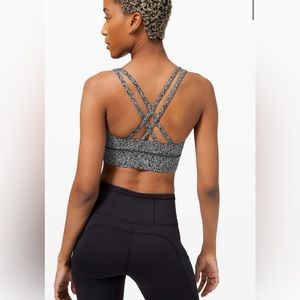 Lululemon Energy Bra Long Line, Medium Support Size 6